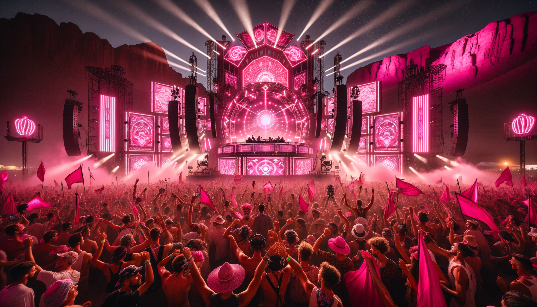 Pink Mountain Camp Party